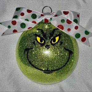 Grinch ornament handmade!